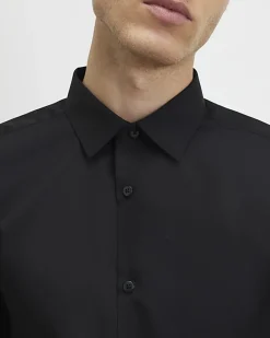 Black Slim Fit Shirt