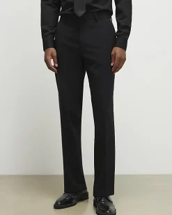 Black Slim Fit Tailored Suit Trousers
