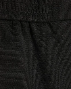Black Slim Fit Textured Trousers