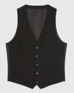 Black Slim Fit Waistcoat