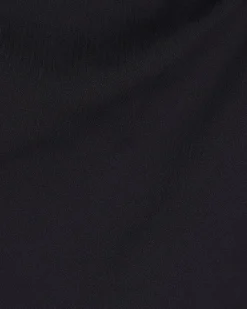 Black Square Neck Fitted Top