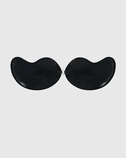 Black Stick On Mango Bra