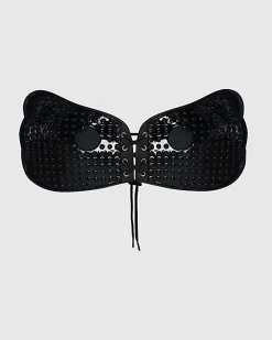 Black Stick On Push Up Bra