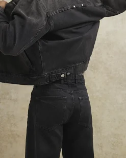 Black Straight Fit Jeans