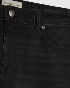 Black Straight Leg Jeans