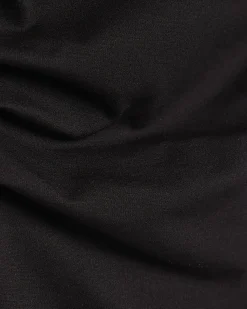 Black Stretch Sleeveless Drape Top