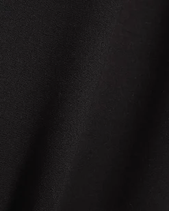 Black Stretch Wide Leg Trousers