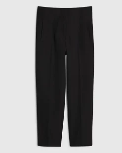 Black Tailored Cigarette Trousers