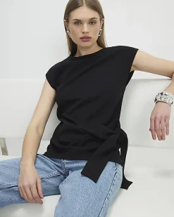 Black Tie Side Top
