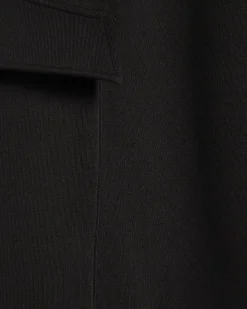 Black Wide Leg Cargo Joggers