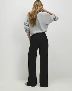 Black Wide Leg Joggers