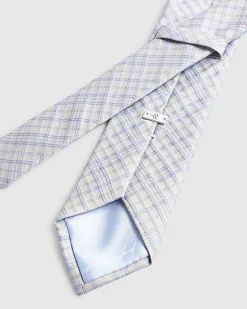 Blue Check Tie