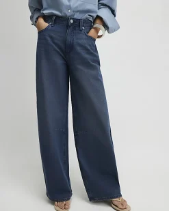 Blue Classic Barrel Jeans
