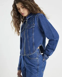 Blue Denim Corset Jacket