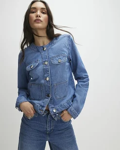 Blue Denim Trophy Jacket
