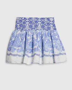 Blue Floral Rara Skirt