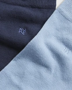Blue Formal RI Grindle Pack Of 5 Socks