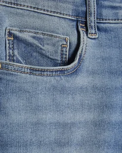 Blue High Waisted Sculpt Flared Jeans