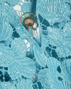 Blue Lace Shell Beach Tunic