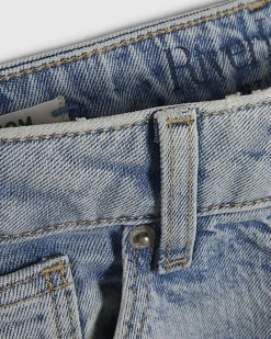 Blue Mid Rise Mom Sculpt Jeans