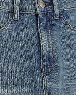Blue Mid Rise Sculpt Skinny Jeans