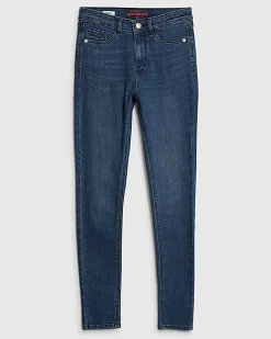 Blue Molly Mid Rise Sculpt Skinny Jeans