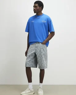 Blue Oversized Fit Sanctuaire T-Shirt