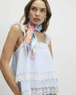 Blue Print Scarf