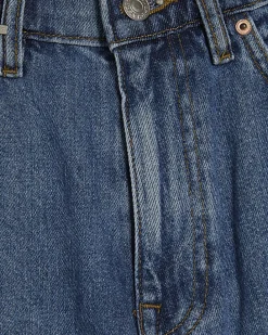 Blue Regular Fit Denim Shorts