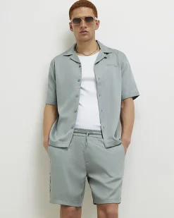 Blue Regular Fit Shorts