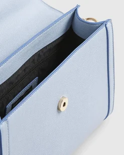 Blue Scarf Charm Tote Bag