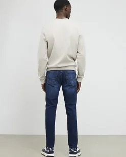Blue Skinny Fit Stretch Jeans