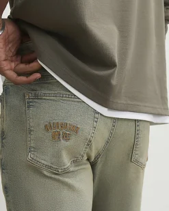 Blue Skinny Fit Stretch Jeans