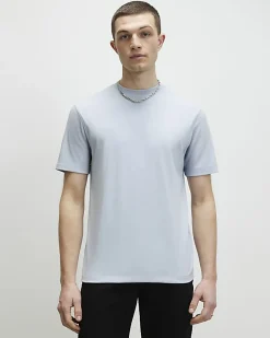 Blue Slim Fit Crew Neck T-Shirt