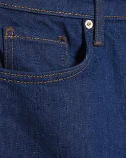 Blue Stretch Straight Leg Jeans