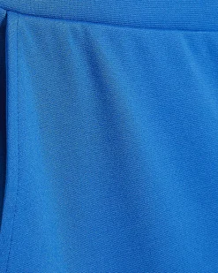Blue Stretch Wide Leg Trousers