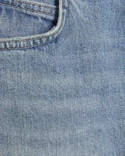 Blue Tapered Fit Stretch Jeans