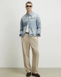 Blue Washed Denim Jacket
