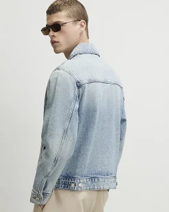 Blue Washed Denim Jacket