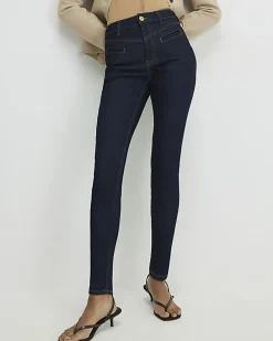 Blue Welt Pocket Skinny Jeans