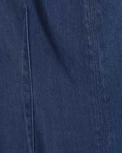 Blue Wide Leg Denim Jumpsuit