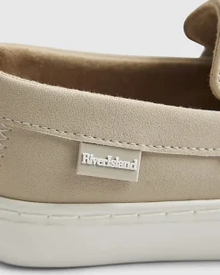 Boys Beige Loafers