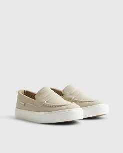Boys Beige Loafers