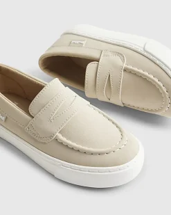 Boys Beige Loafers