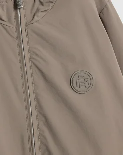 Boys Beige RI Hooded Jacket