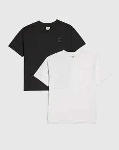 Boys Black RR Pack Of 2 T-Shirts