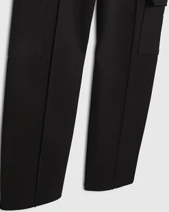 Boys Black Slim Fit Polo Jogger Set