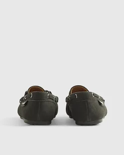 Boys Black Snaffle Loafers