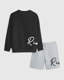 Boys Blue River Sweatshirt Set