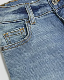 Boys Blue Stretch Tapered Jeans